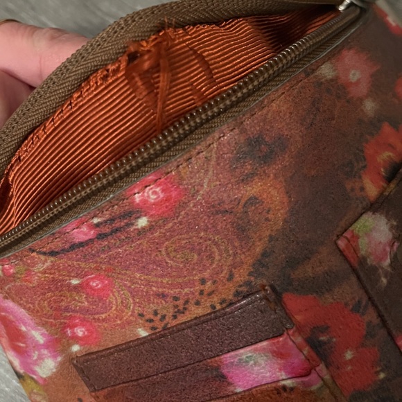 HOBO Lauren Clutch Wallet Floral Leather - Picture 8 of 8